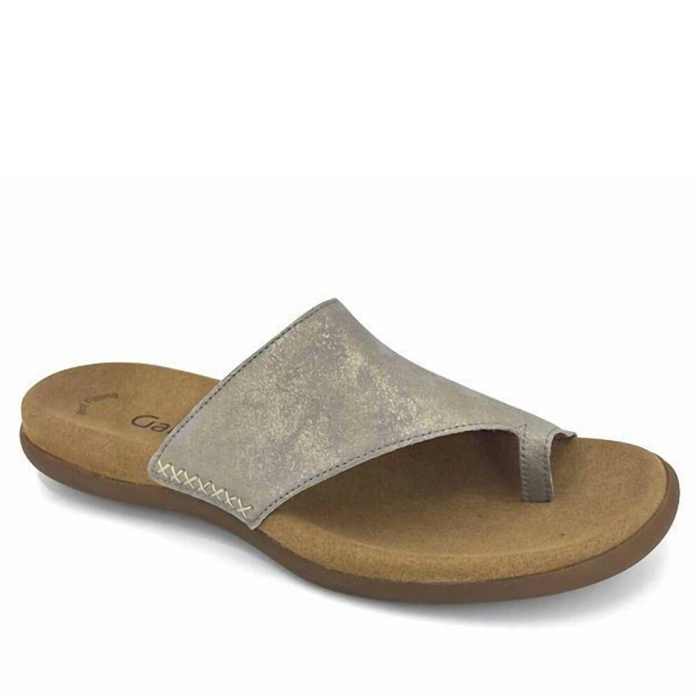 NEW GABOR women's 700 thong sandal in metallic